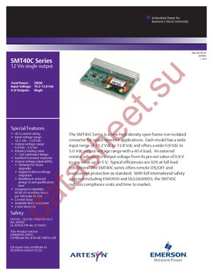 SMT40C-12SADJJ datasheet  